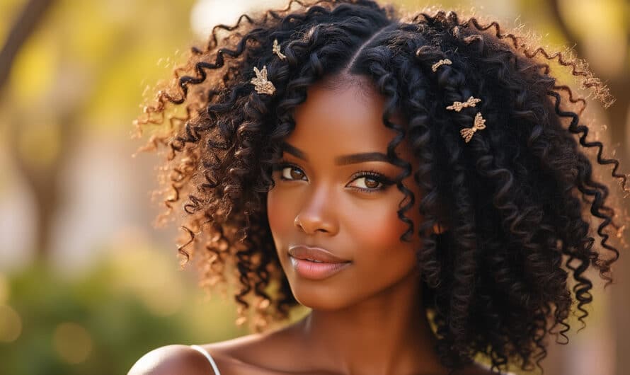 Coiffure protectrice rare pour cheveux crépus fragiles