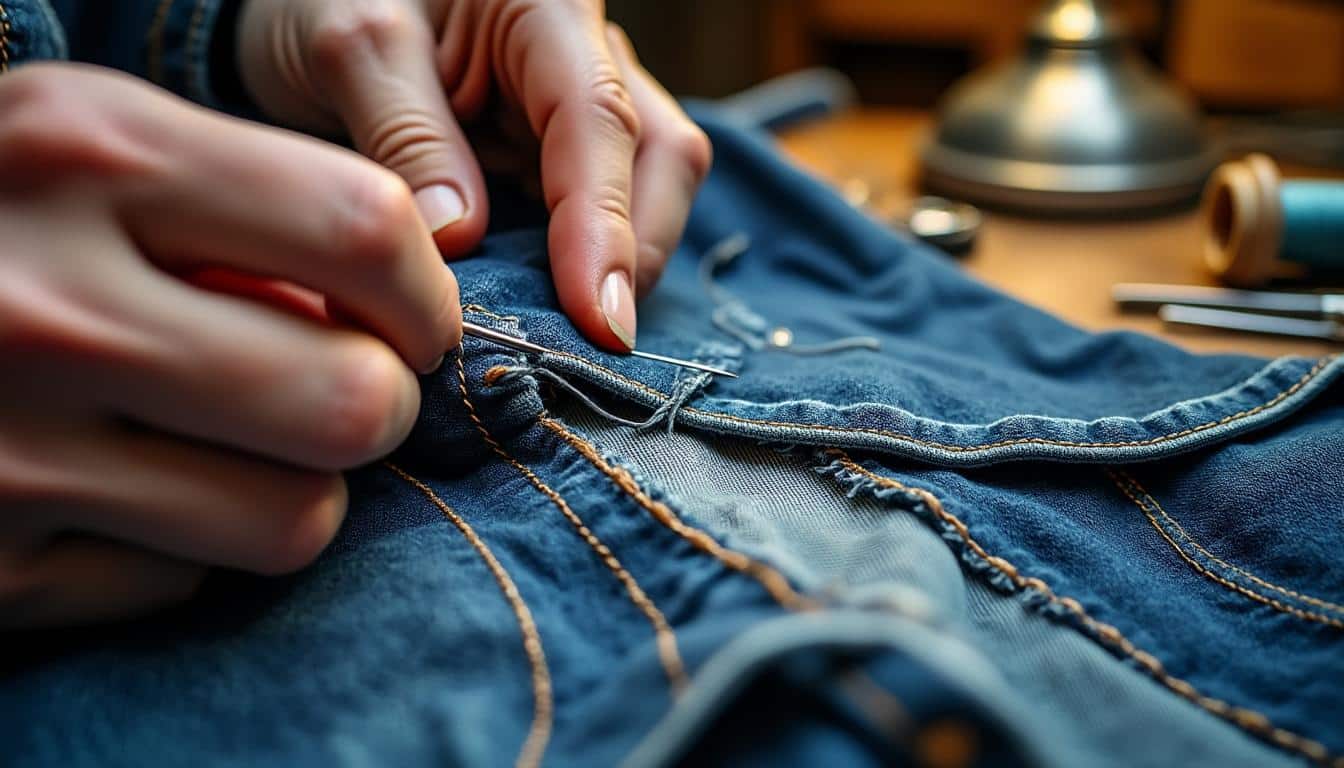 d&eacute;couvrez des techniques simples et efficaces pour renforcer les coutures d&rsquo;un v&ecirc;tement us&eacute; et prolonger sa dur&eacute;e de vie.