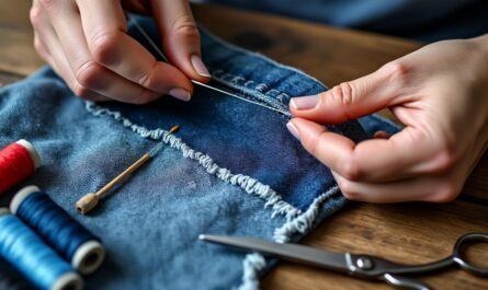découvrez des méthodes simples et efficaces pour renforcer les coutures d'un vêtement usé et prolonger sa durée de vie.