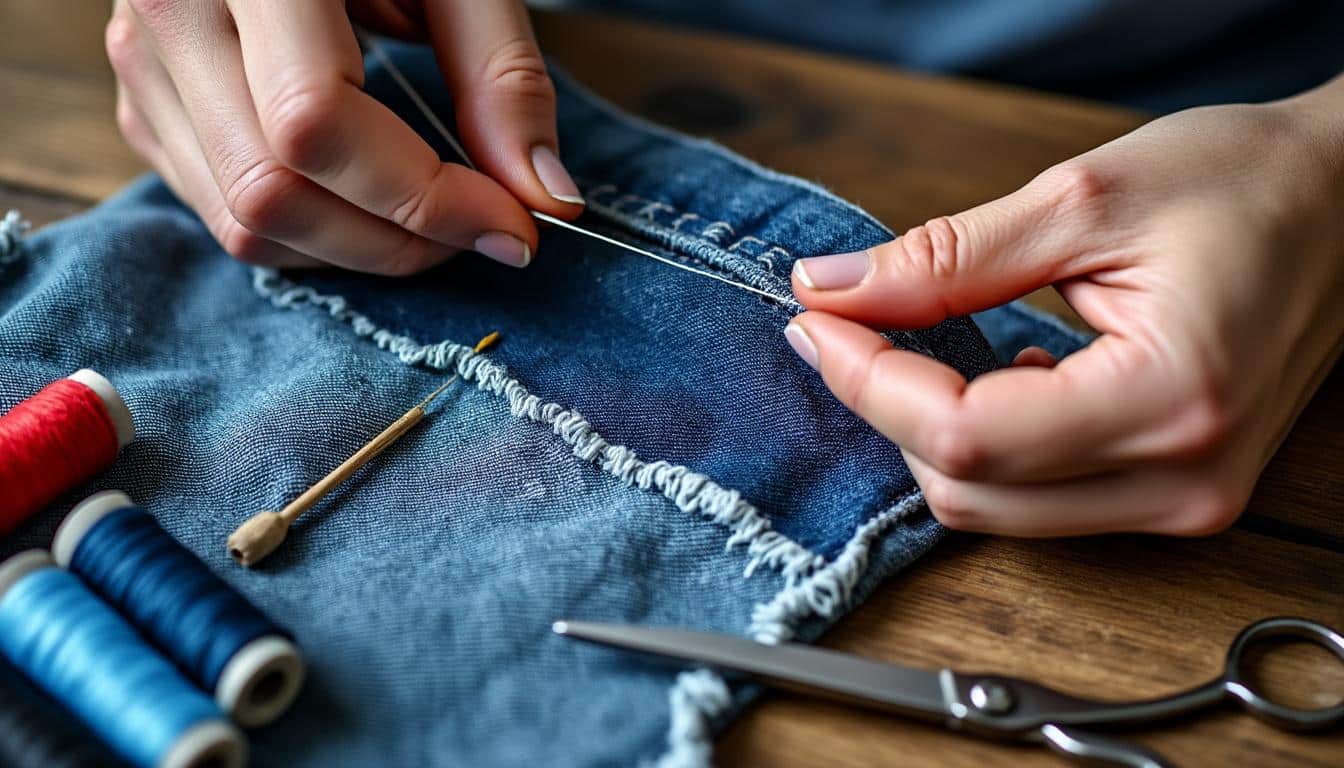 découvrez des méthodes simples et efficaces pour renforcer les coutures d'un vêtement usé et prolonger sa durée de vie.