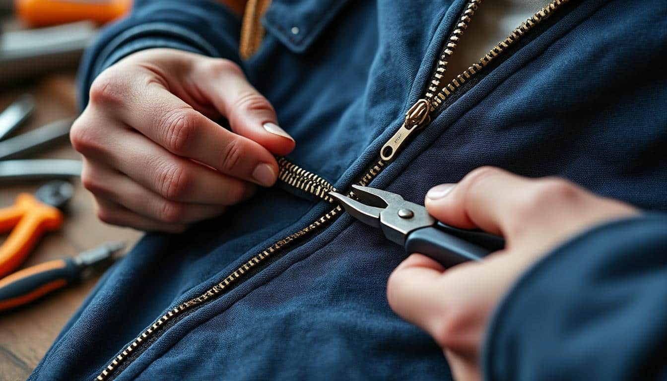 découvrez des astuces simples et efficaces pour débloquer et réparer facilement une fermeture éclair coincée.