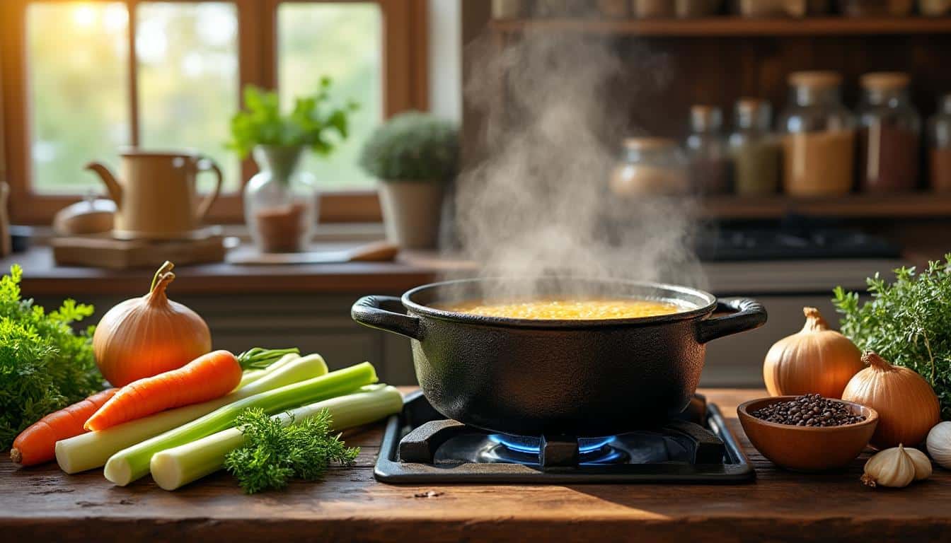 découvrez les secrets des bouillons maison traditionnels pour des saveurs riches et authentiques, faciles à préparer chez vous.