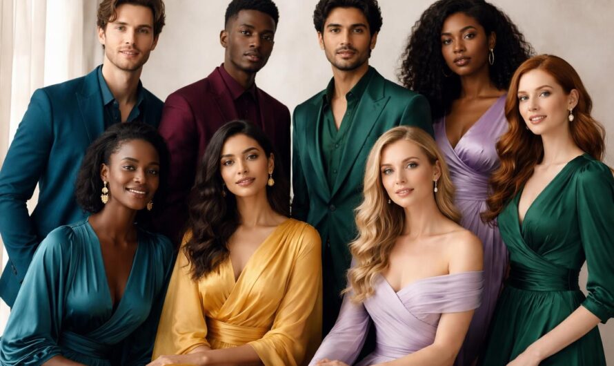 Couleurs rares qui flattent toutes les carnations