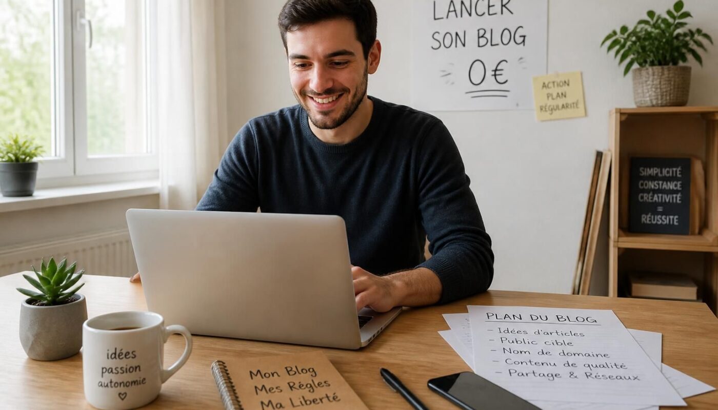 découvrez comment créer et lancer un blog sans dépenser un centime grâce à nos conseils pratiques et faciles à suivre.