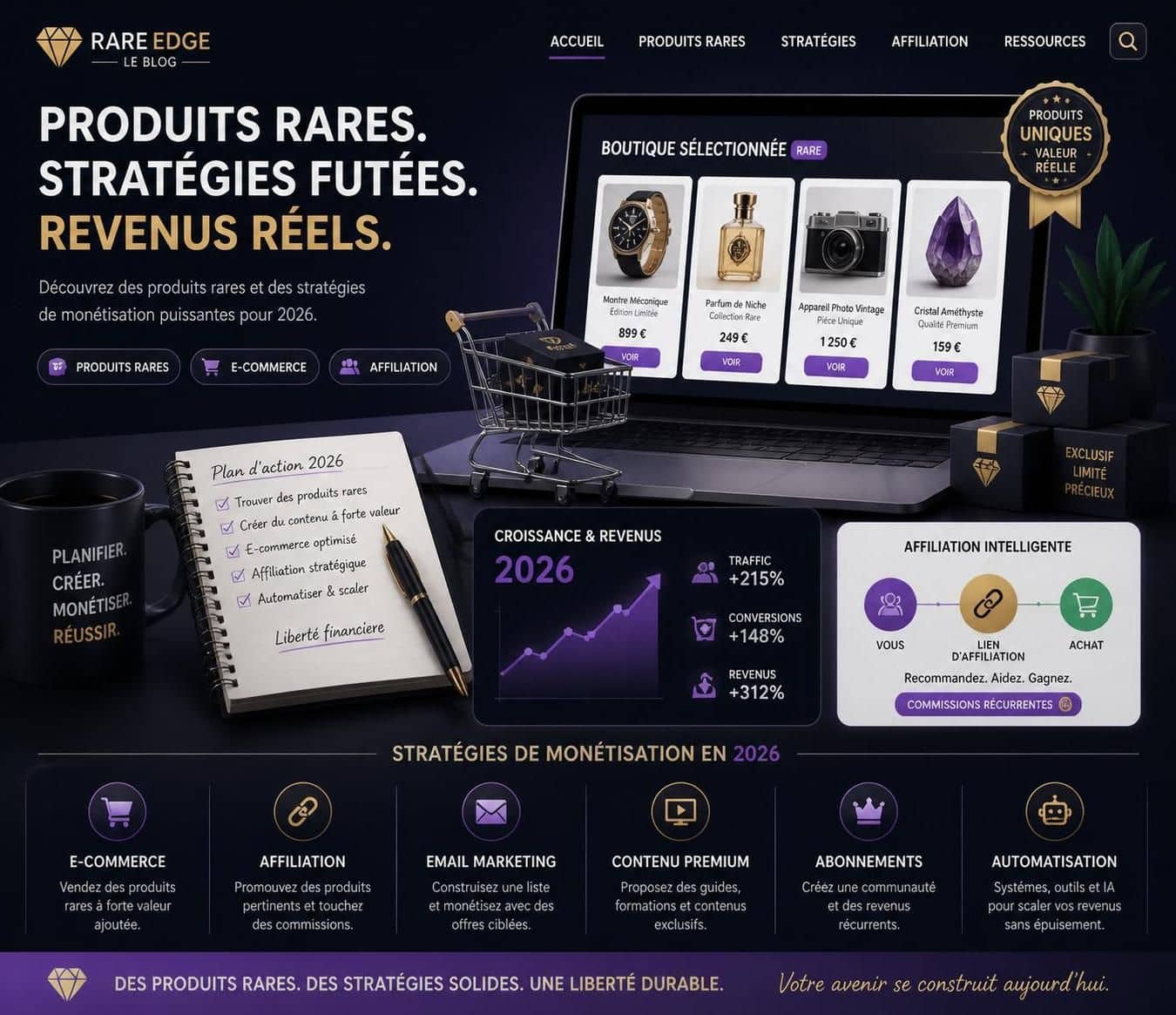 d&eacute;couvrez comment mon&eacute;tiser efficacement votre blog en vendant des produits rares et uniques. apprenez les meilleures strat&eacute;gies pour attirer une audience cibl&eacute;e et maximiser vos revenus.